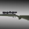 Hogue Howa 1500/Weatherby S.A. Heavy/Varmint Bar. Full Bed Block OD Green 15212